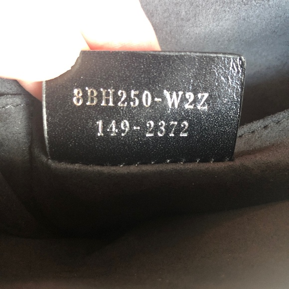 Fendi 2Jours Leather & Multicolor Shearling Tote - Picture 14 of 16